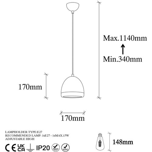 Opviq lights Visilica Mugo 10635 Slike