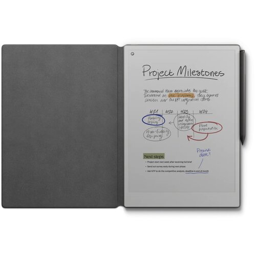 REMARKABLE Digitalni Tablet Paper Pro + Marker Plus + Book Folio (Poliestersko Platno) - Siva Slike