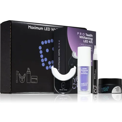 Hello Coco Teeth Whitening Maximum LED set za izbjeljivanje za zube