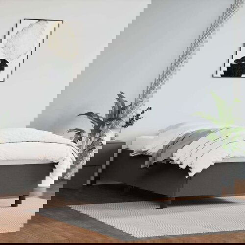  Posteljni okvir siv 90x200 cm umetno usnje, (20723988) Cene