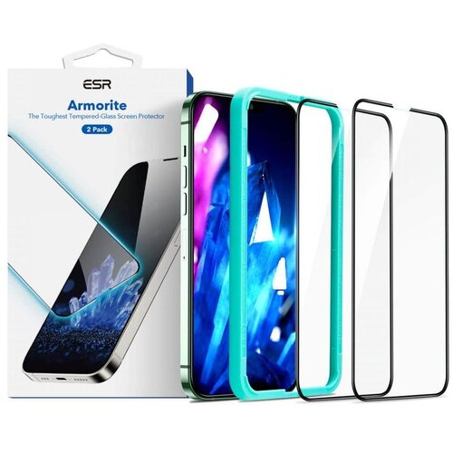  ESR ARMORITE KALJENO STAKLO 2-KOM PAKET ZA iPHONE 13 PRO MAX CRNO Cijene