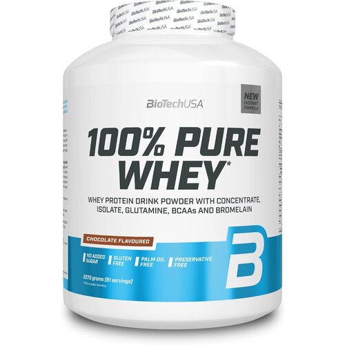 Biotechusa 100% pure whey – premium izolat surutke sa 24g proteina po obroku - čokolada 2.27kg Cene