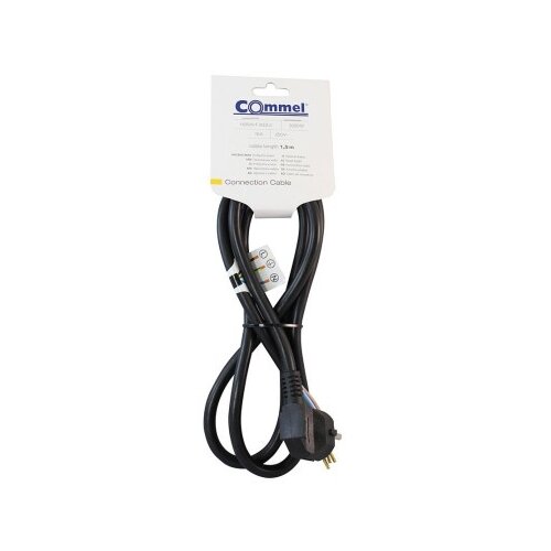 Commel prikljucni kabl 16 a 250v 3500 w, crni,1,5m h05vv-f 3g2,5 ( c0611x ) Cene
