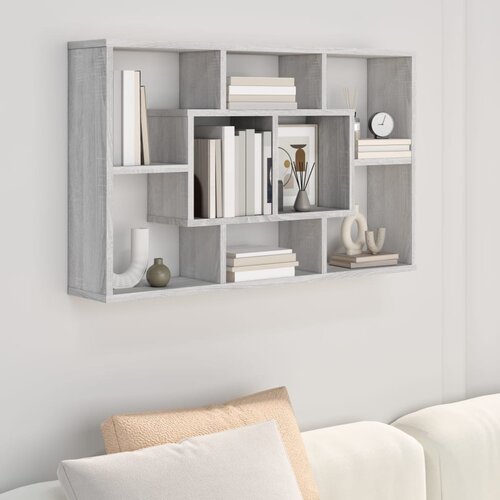 VidaXL zidna polica boja hrasta sonome 85x16x52,5 cm konstruirano drvo Slike