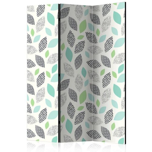 Artgeist Paravan Patterned Leaves, 3-Delni, Dvostranski Cene