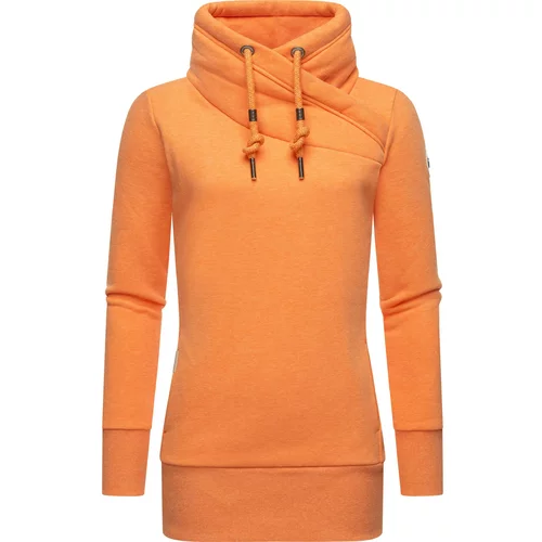 Ragwear Sweater majica 'Neska' siva / narančasta