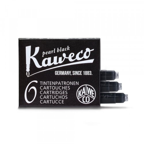  Patrone za naliv pero Kaweco 1/6 Pearl black Cene