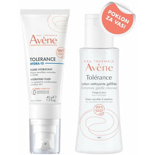 Avene tolerance Hydra-10 fluid, 40 ml+tolerance losion, 100 ml gratis Slike