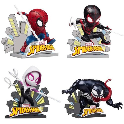 Yume Toys Mini Figure Marvel Hero Box Attack Series - Spider-Man Cene