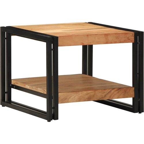  Stol za kavu 50x50x38 cm puno drvo bagrem Slike