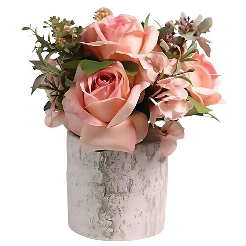  Aranžmani od biljaka u posudi (null, D x Š x V: 20 x 20 x 26 cm, Plastika, Roza) Cijene
