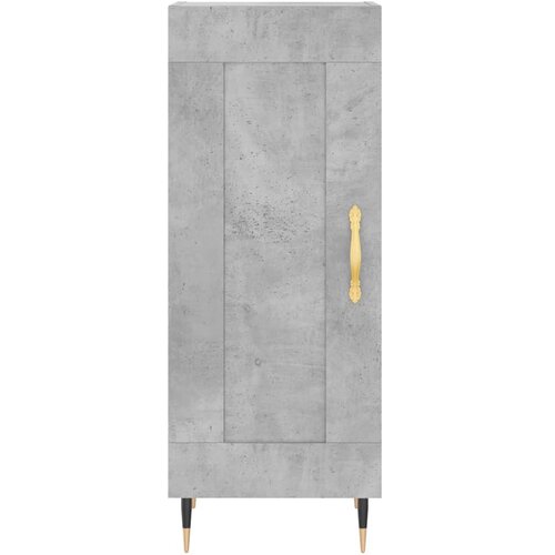  Komoda siva boja betona 34,5x34x90 cm od konstruiranog drva Slike