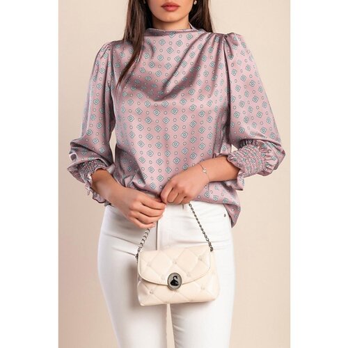 Fenzy Bluza S Printom, Svijetlo Roza Slike