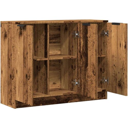 VidaXL Komoda boja staro drvo 90,5x30x70 cm od konstruiranog drva Slike