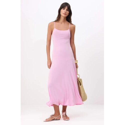 TRENDYOLMILLA Ženska haljina Twoss26El00010, Roze Cene