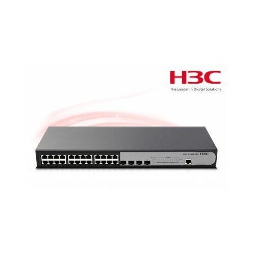 H3C S1850-28P-PWR, 24G 4SFP PoE 370W Switch Cene