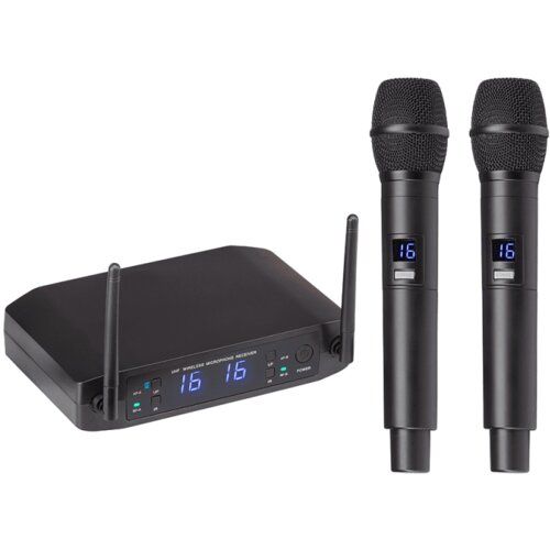 Soundsation WF-U216HH uhf dual 16-kanalni wireless sistem sa dva ručna mikrofona Cene