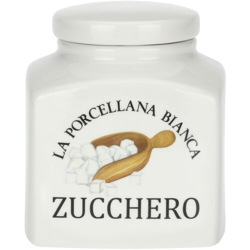 Thun la porcellana bianca conserva deco posuda za sladkor v kocki Slike