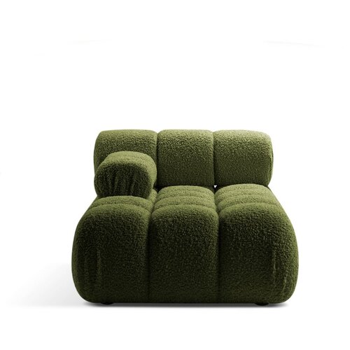 Micadoni Zelena modularna sjedeća garnitura od boucl&amp;eacute; tkanine (s lijevim kutom) Bellis &amp;ndash; Home Slike
