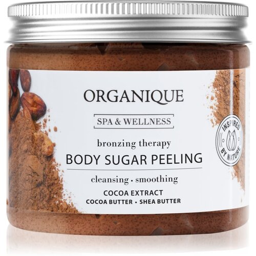 Organique Bronzing Therapy omek&amp;scaron;avajući &amp;scaron;ećerni piling za učvr&amp;scaron;ćivanje kože 200 ml Slike