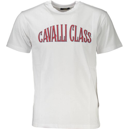 Cavalli Class SHORT SLEEVE T-SHIRT MEN WHITE Cene