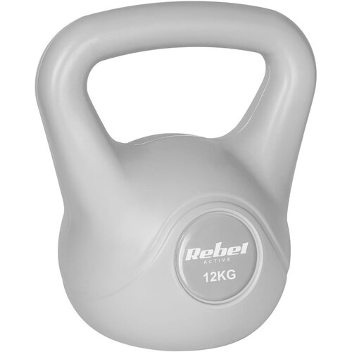 Rebel ACTIVE Bitumenski kettlebell girja teg sivi 12kg RBA-2322G-12 Cene