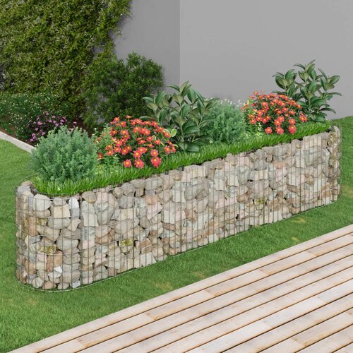  Gabionska povi&scaron;ena gredica od pocinčanog željeza 260x50x50 cm Cijene