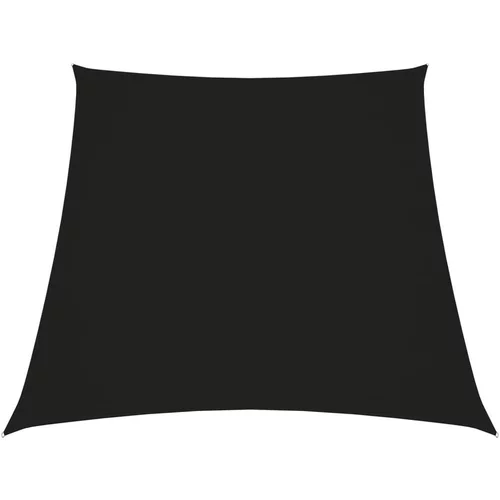 vidaXL jedro za zaštitu od sunca od tkanine trapezno 3/4 x 2 m crno