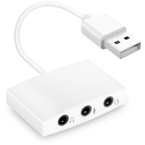  USB zvucna karta 7.1 JWD bela Cene