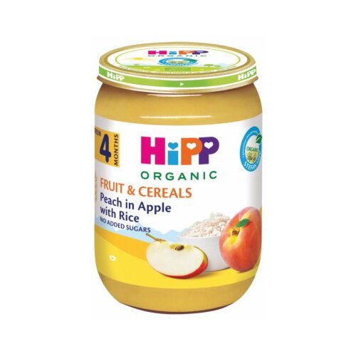 Hipp organic 4M+ voće sa pirinčem kašica 190g Cene