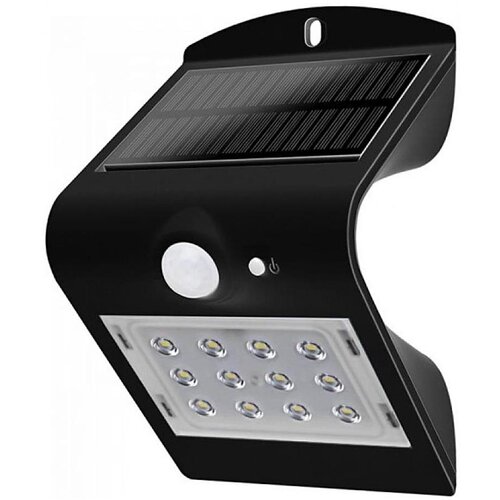  LED solarno zidno svetlo sa senzorom LED/1.5W/3,7V IP65 crna Cene