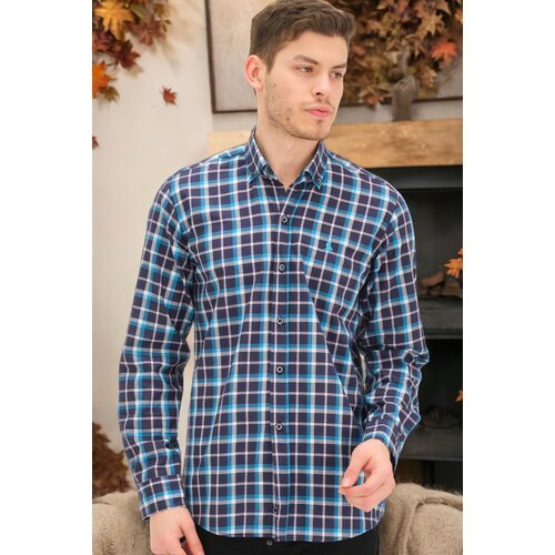 Dewberry G741 MEN'S SHIRT-BLUE-NAVY BLUE Cene