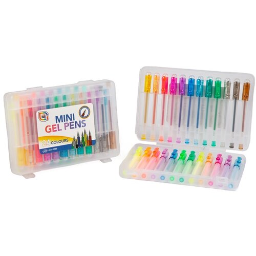  Set mini gel olovaka u kutiji 24 kom KORIŠTENO Cijene