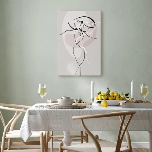  Slika - Beige Energy (1 Part) Vertical 60x90 Slike