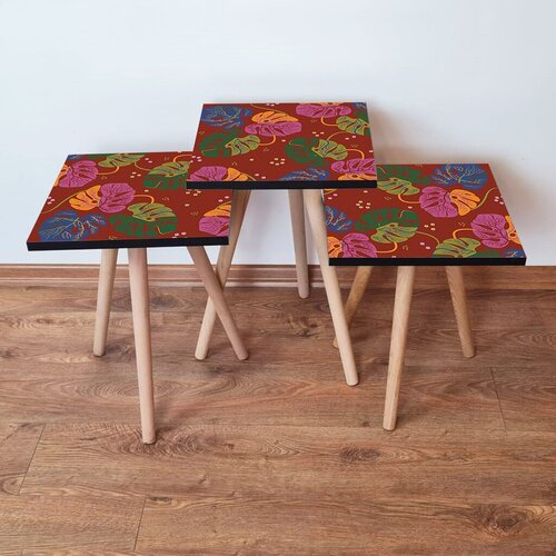 Hanah home set klub stočića 3Shp50, 3 komada, Plava Cene