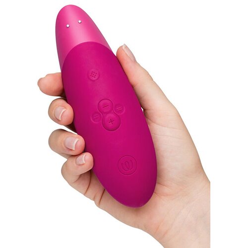 Womanizer Enhance - vibrator za klitoris s pulsirajućim zrakom (ružičasti) Slike