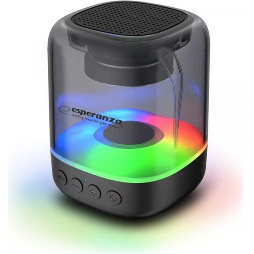 Esperanza Zvočnik bluetooth VIOLA MP3, RGB LED, črna barva, (20962996) Cene