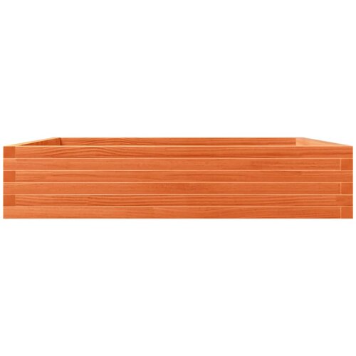  Vrtna sadilica vo&amp;scaron;tano smeđa 110x110x23 cm masivna borovina Slike