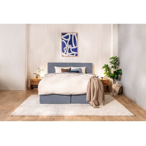 Bonami Selection plavi boxspring krevet 160x200 cm olia bold &amp;ndash; Slike