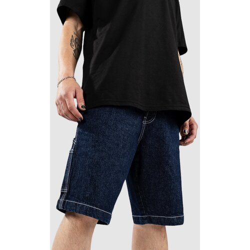 Denim Project Workwear Denim Kratke hlace dark blue rinse Cene