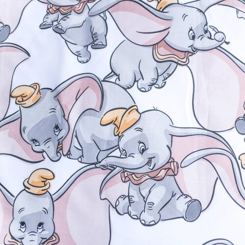 Jerry Fabrics Bijela/siva pamučna dječja posteljina za dječji krevetić 100x135 cm Dumbo &amp;quot;Dots&amp;quot; &amp;ndash; Slike