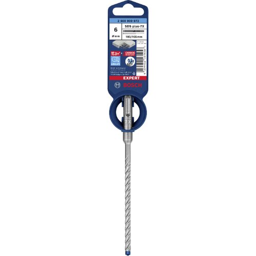 Bosch Expert Sveder za beton in kamen SDS Plus-7X (1 kos, Premer vrtalnega svedra: 6 mm, 100 mm) Slike