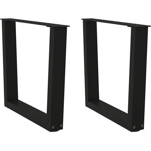 vidaXL Noge za klubsko mizico v obliki črke V 2 kosa črne 60 x (42-43,3) cm jeklo, (22123930) Cene