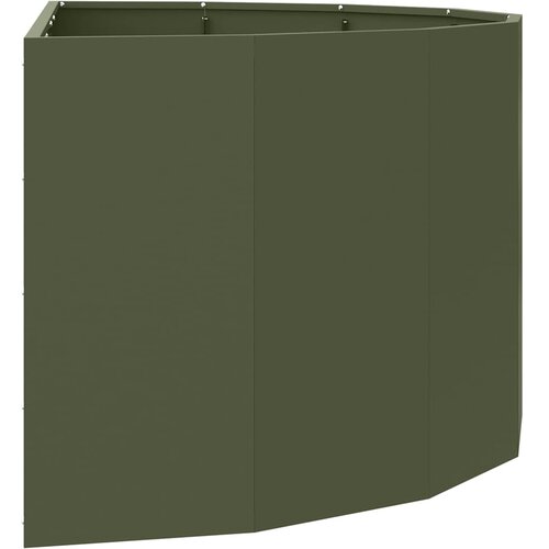  Sadilica Maslinasto zelena 120 x 60 x 50 cm Čelik Slike