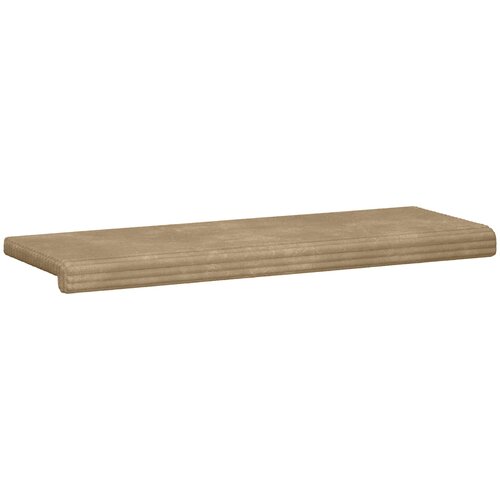  Jastučić za klupu Pli&amp;scaron;ani kord Sivosmeđa Dubina 35 cm Slike
