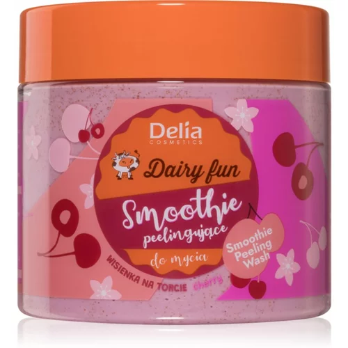 Delia Cosmetics Dairy Fun piling za tijelo Cherry 350 g
