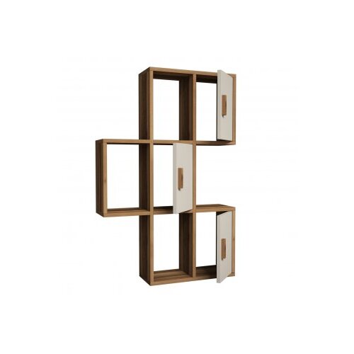 Hanah home flora walnut cream zidna polica Slike