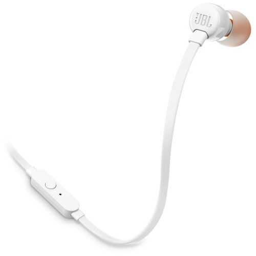 JBL T110E, in-ear slu&scaron;alice s mikrofonom i upravljanjem s jednom tipkom, bijele Cijene