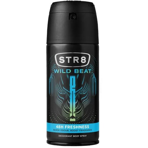 Str8 Mu&amp;scaron;ki dezodorans Wild Beat, 150 ml Slike
