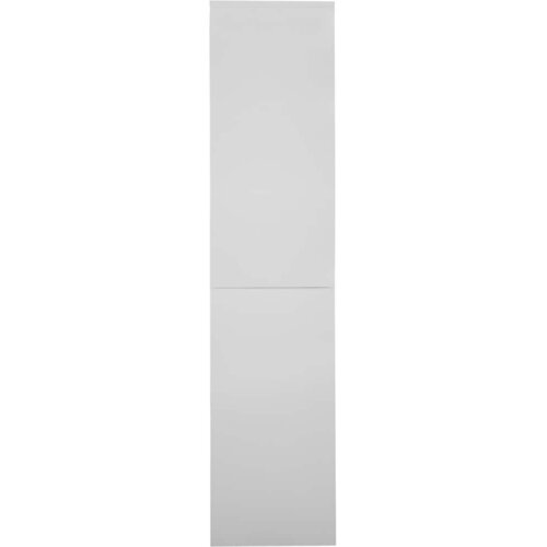  Uredski ormarić s kliznim vratima svjetlosivi 90x40x180cm čelik Siva Slike